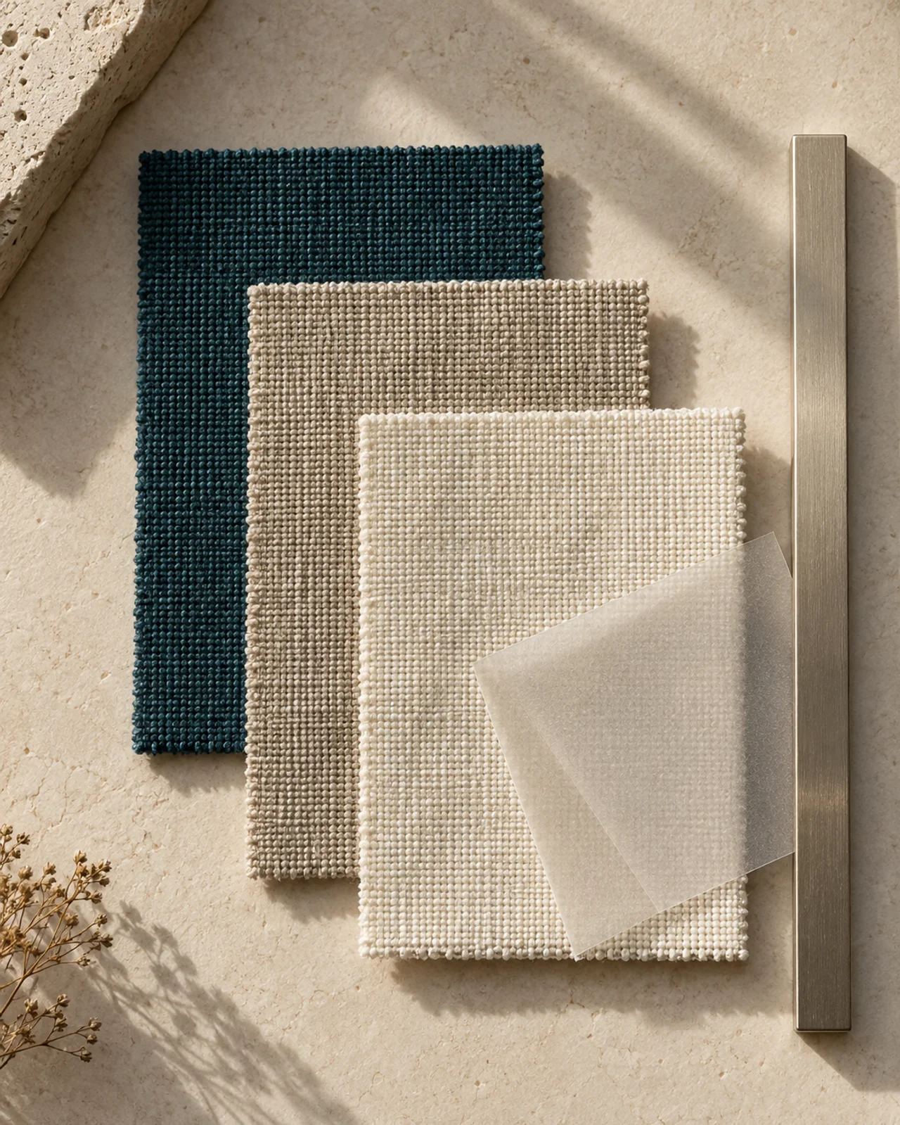 Illustrative textile material study